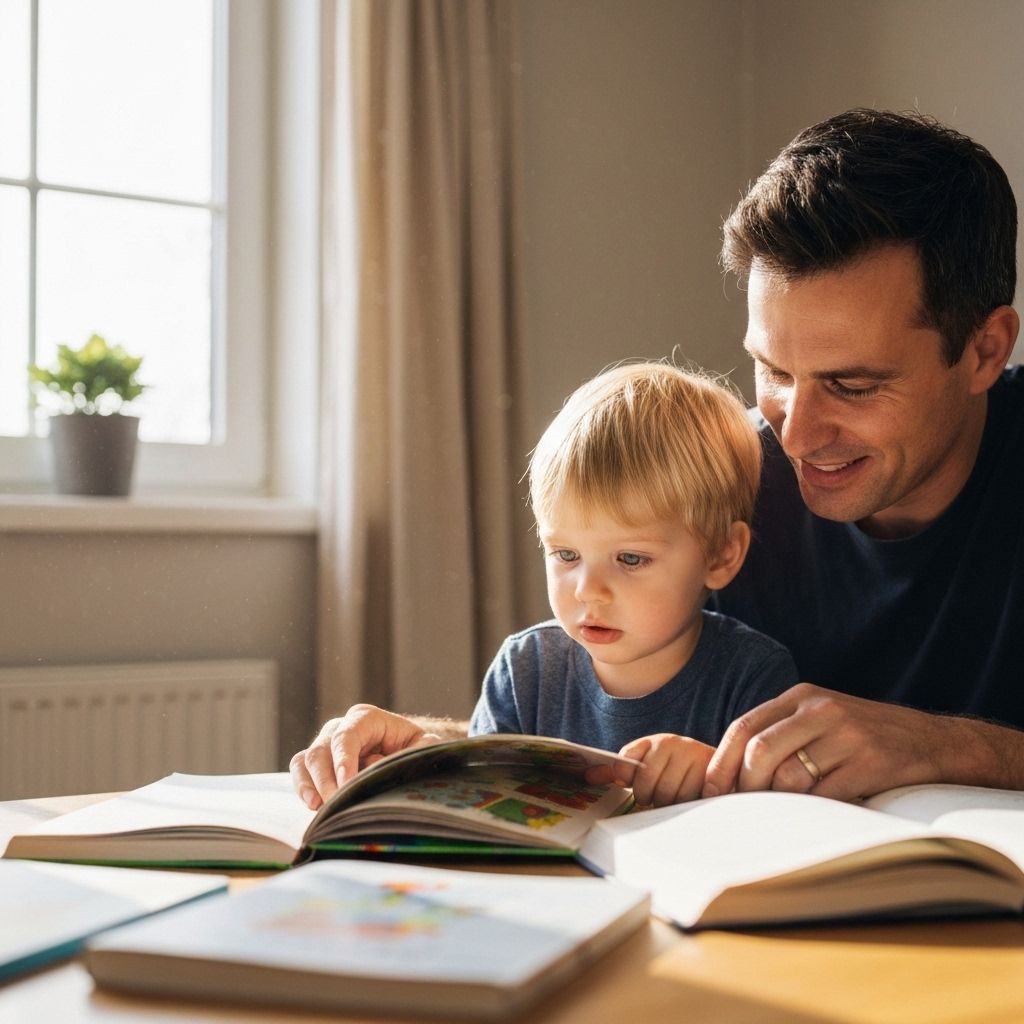 Parent and child learning together