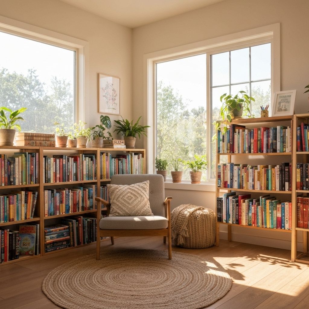 Warm homeschool learning environment